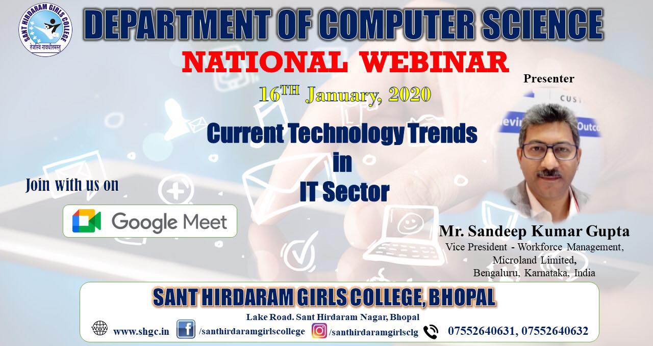 Webinar on Current Technology Trends in IT Sector 