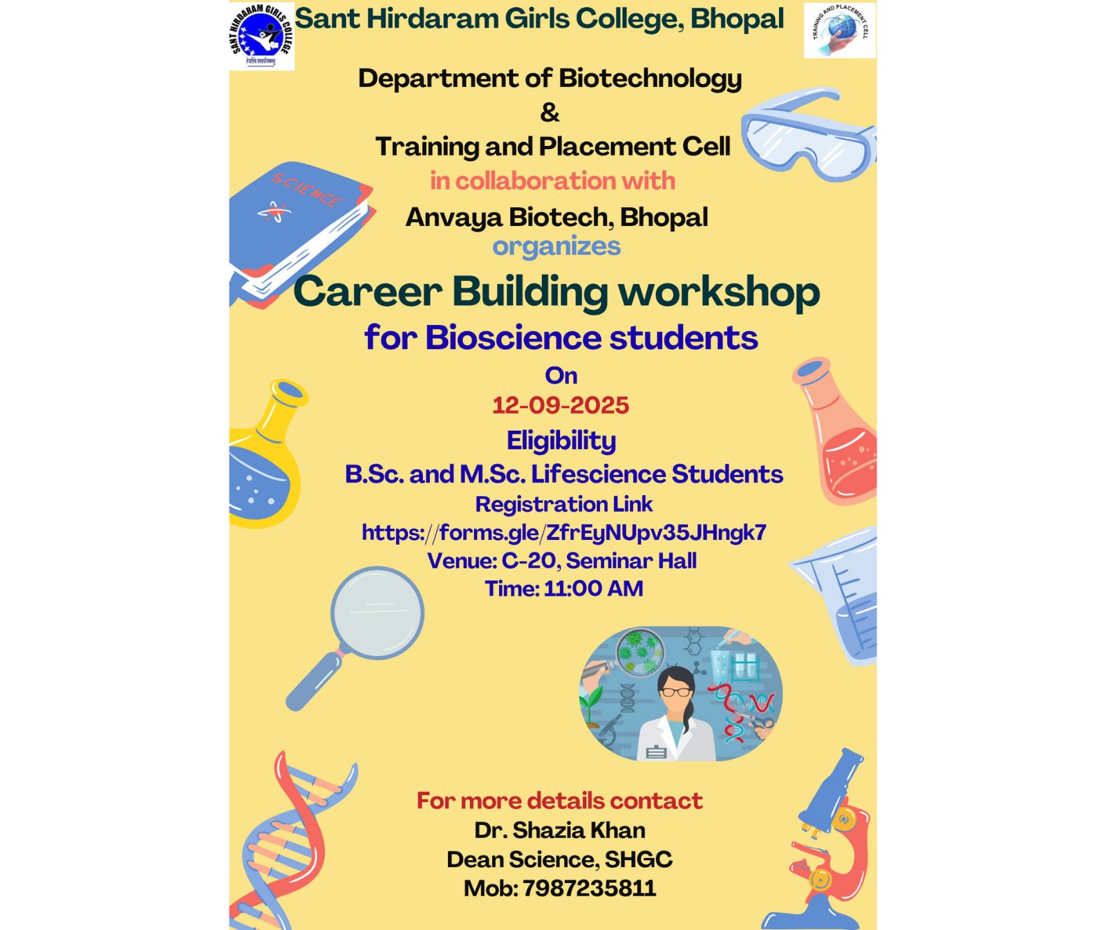 **Workshop on career building - Mapping Future, Shaping Skills**